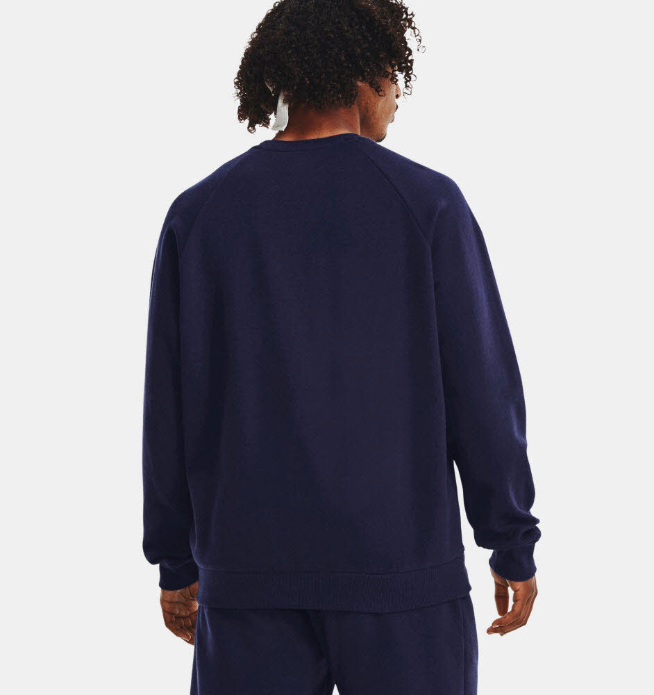 UA Rival Fleece Crew-BLU