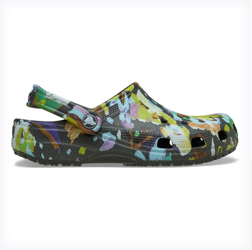 Classic Painted Floral Clog