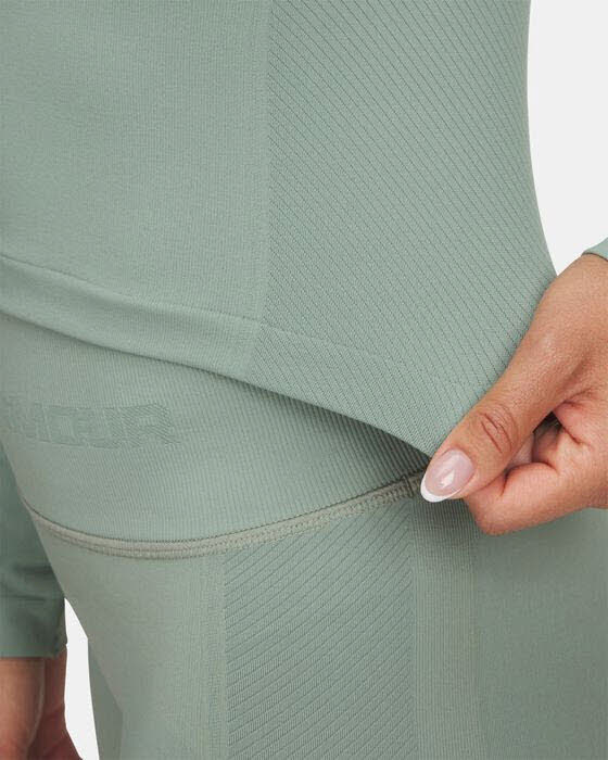 UA Vanish Seamless LS-GRN