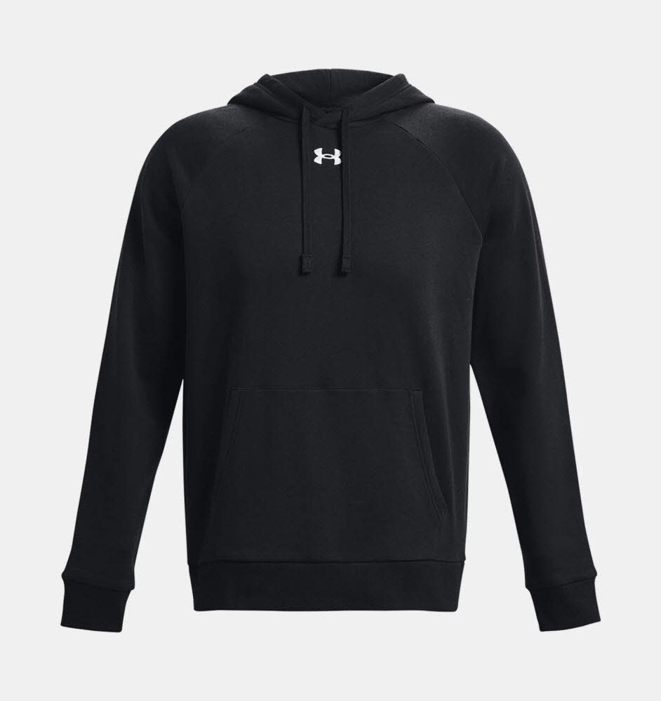 UA Rival Fleece Hoodie-BLK