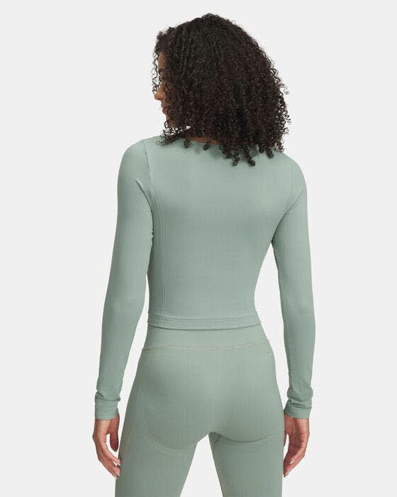 UA Vanish Seamless LS-GRN