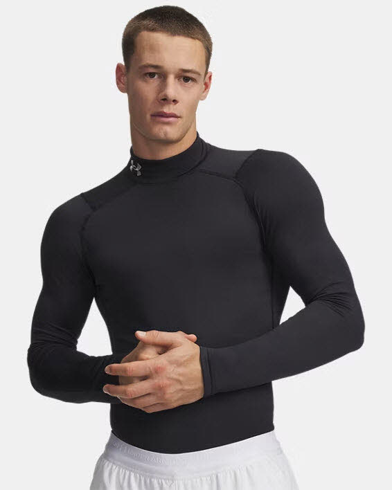 NOS UA CG Armour Fitted Mock-BLK